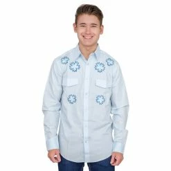 Costume Agent President Pedro Button Down Costume Shirt