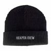 Costume Agent Reaper Crew Adult Black Beanie Hat TV SHOWS