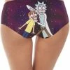 Vendor-unknown Rick And Morty Eye Pop Space Hipster Purple Panty TV SHOWS