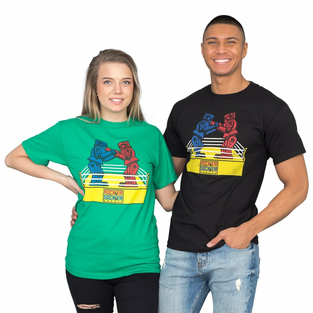 Mad Engine Rock 'Em Sock 'Em Robots Sheldon T-Shirt 7 Mad Engine Rock 'Em Sock 'Em Robots Sheldon T-Shirt
