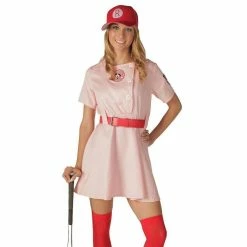 Costume Agent Rockford Peaches AAGPBL Baseball Costume Dress