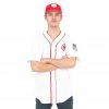 Costume Agent Rockford Peaches AAGPBL Baseball Mens Costume Jersey & Hat Shirts / Tops