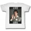 American Classics Scarface Al Pacino Smoking Cigar Framed T-Shirt