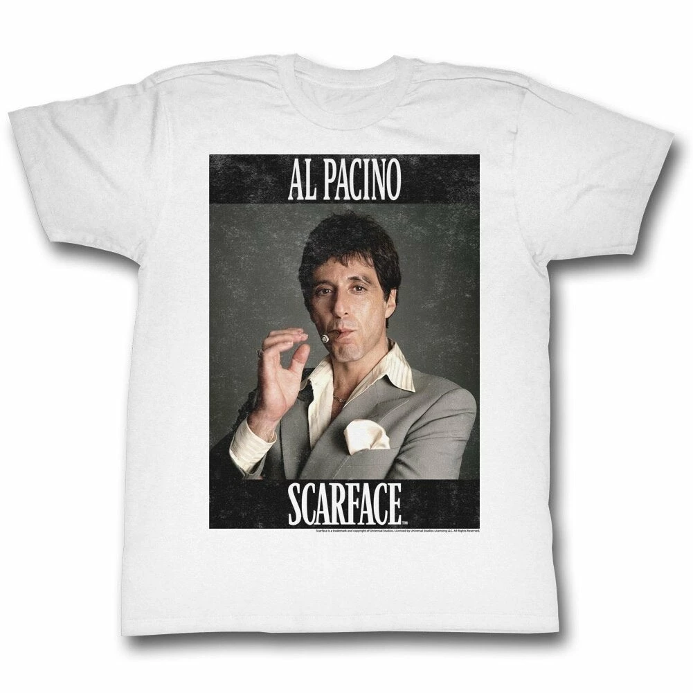 American Classics Scarface Al Pacino Smoking Cigar Framed T-Shirt 3 American Classics Scarface Al Pacino Smoking Cigar Framed T-Shirt