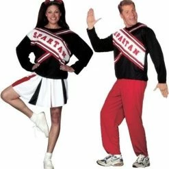 Trevco SNL Spartan Cheerleader Halloween Costume Standard Comedy