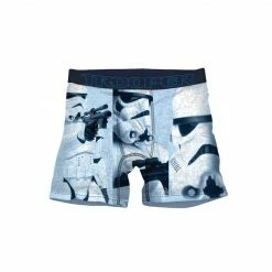 Mad Engine Star Wars Super Trooper Collage Adult Light Blue Boxer Briefs Boxers