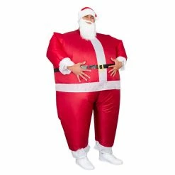 Costume Agent Santa Claus Inflatable Chub Suit® Costume With Beard And Hat