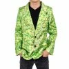 Costume Agent Sequin St. Patrick's Day Irish Blazer Jacket