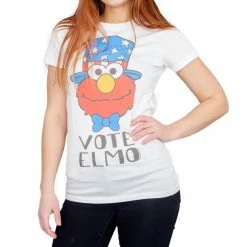 Mighty Fine Shirts / Tops Sesame Street Vote Elmo President Hat T-Shirt