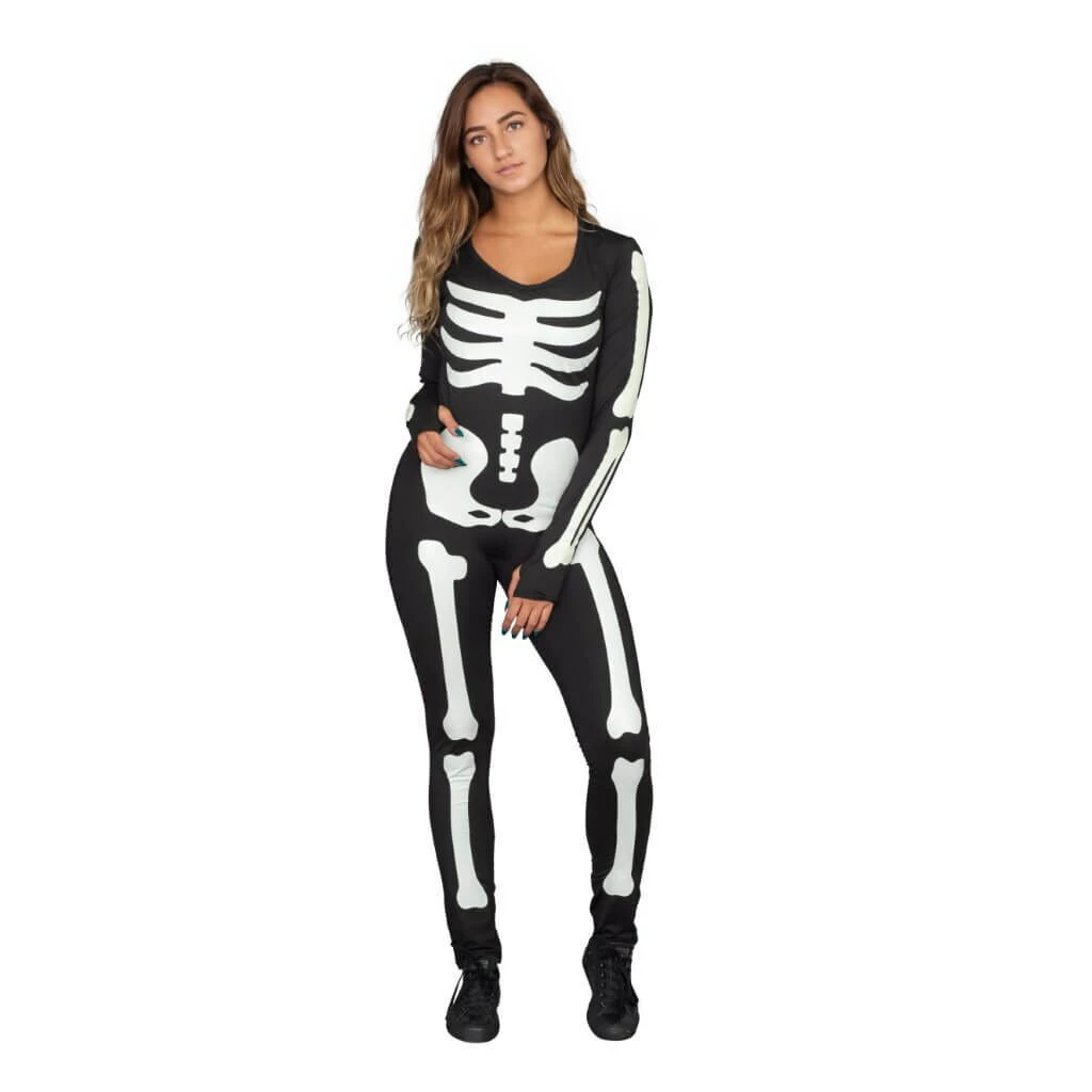 Costume Agent Sexy Lady Skeleton Body Suit Spandex Costume COSTUMES 3 Costume Agent Sexy Lady Skeleton Body Suit Spandex Costume COSTUMES