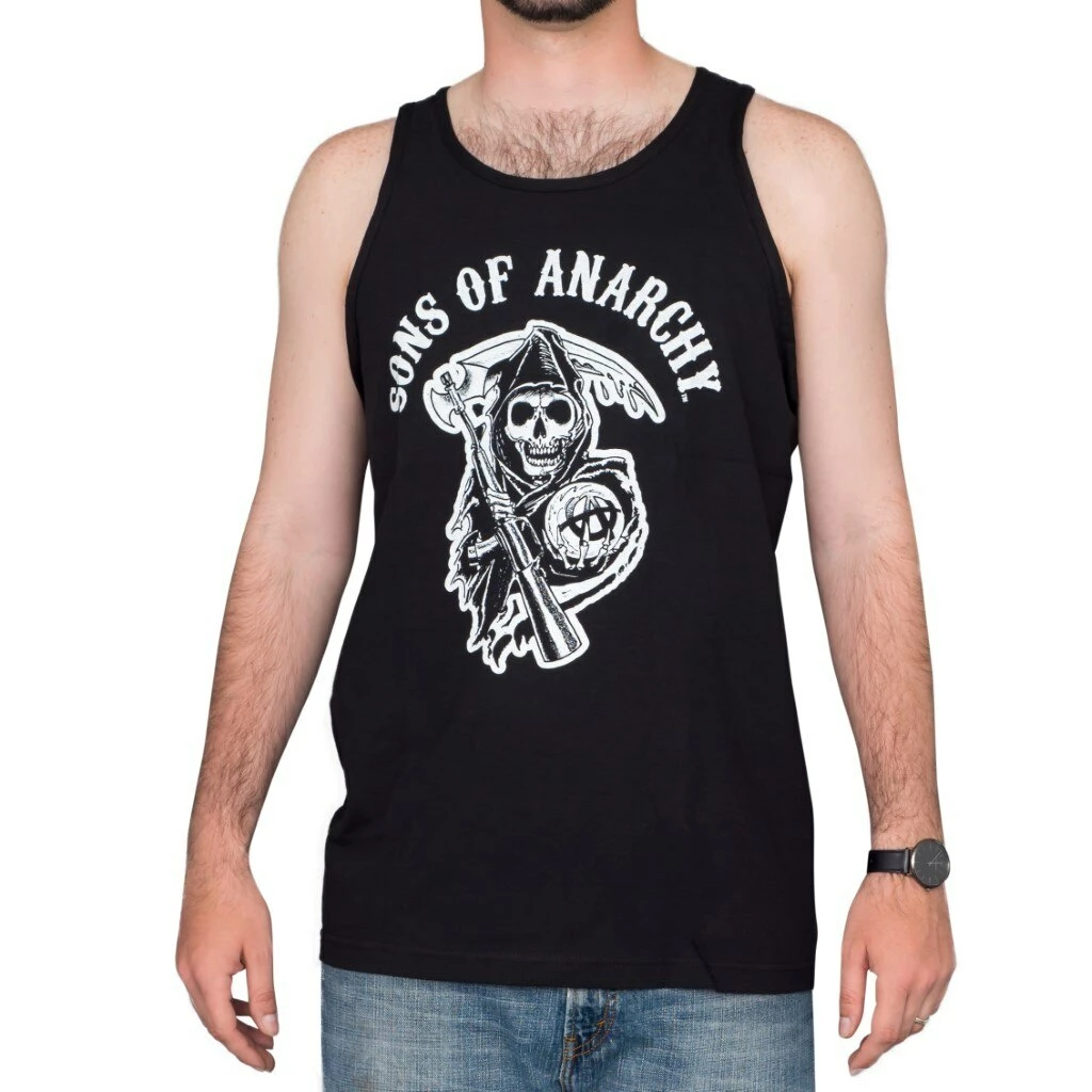 Changes Sons Of Anarchy Classic Reaper Tank Top Men's Shirts 3 Changes Sons Of Anarchy Classic Reaper Tank Top Men's Shirts