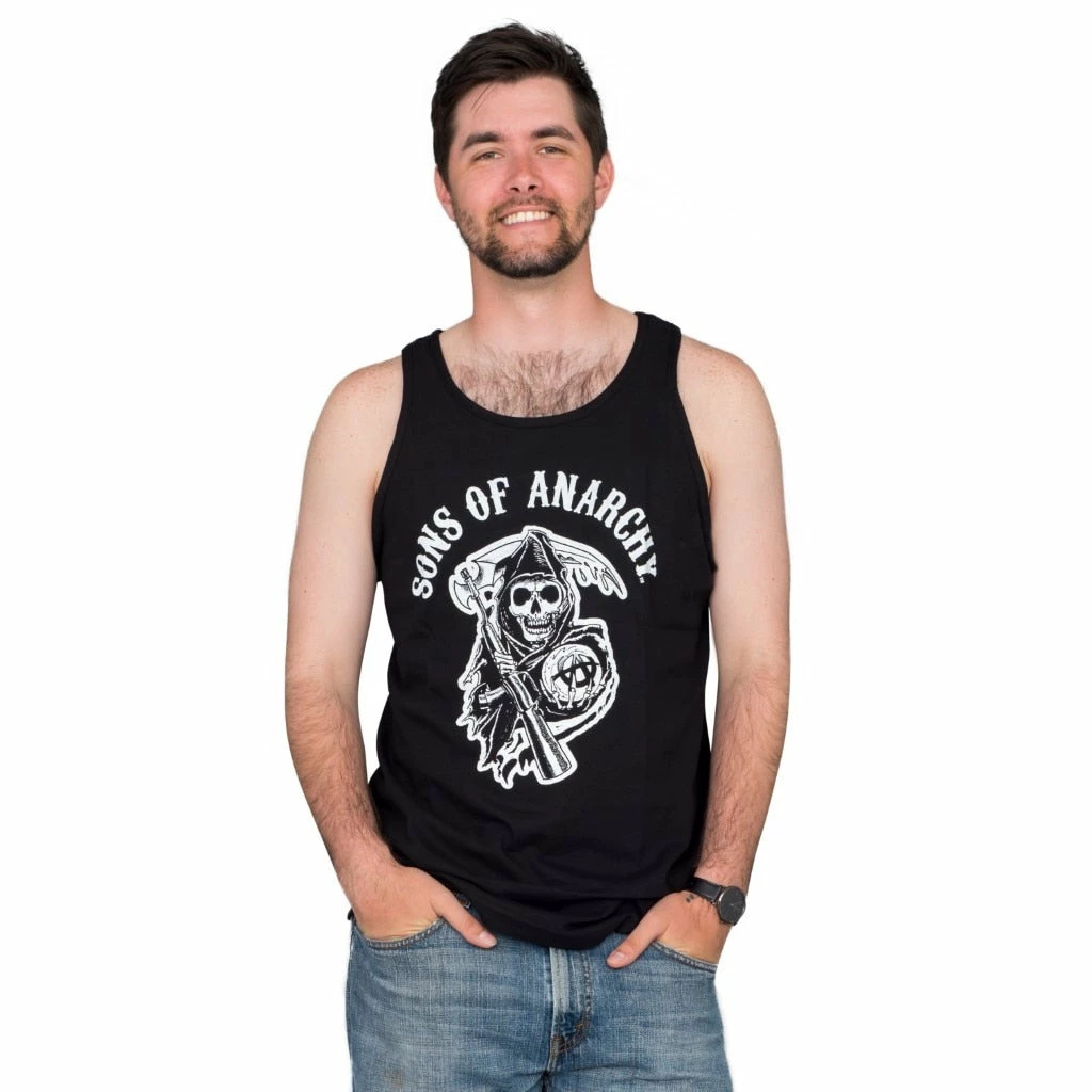 Changes Sons Of Anarchy Classic Reaper Tank Top Men's Shirts 4 Changes Sons Of Anarchy Classic Reaper Tank Top Men's Shirts