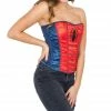 Amscan Inc COMICS Spider Girl Strapless Sequin Corset 1 Amscan Inc COMICS Spider Girl Strapless Sequin Corset