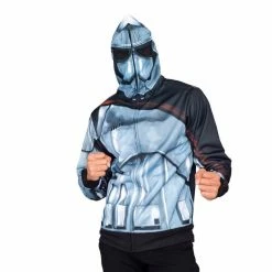 Mad Engine Sweaters & Sweatshirts Star Wars Captain Phasma Poly Zip Up Costume Hoodie