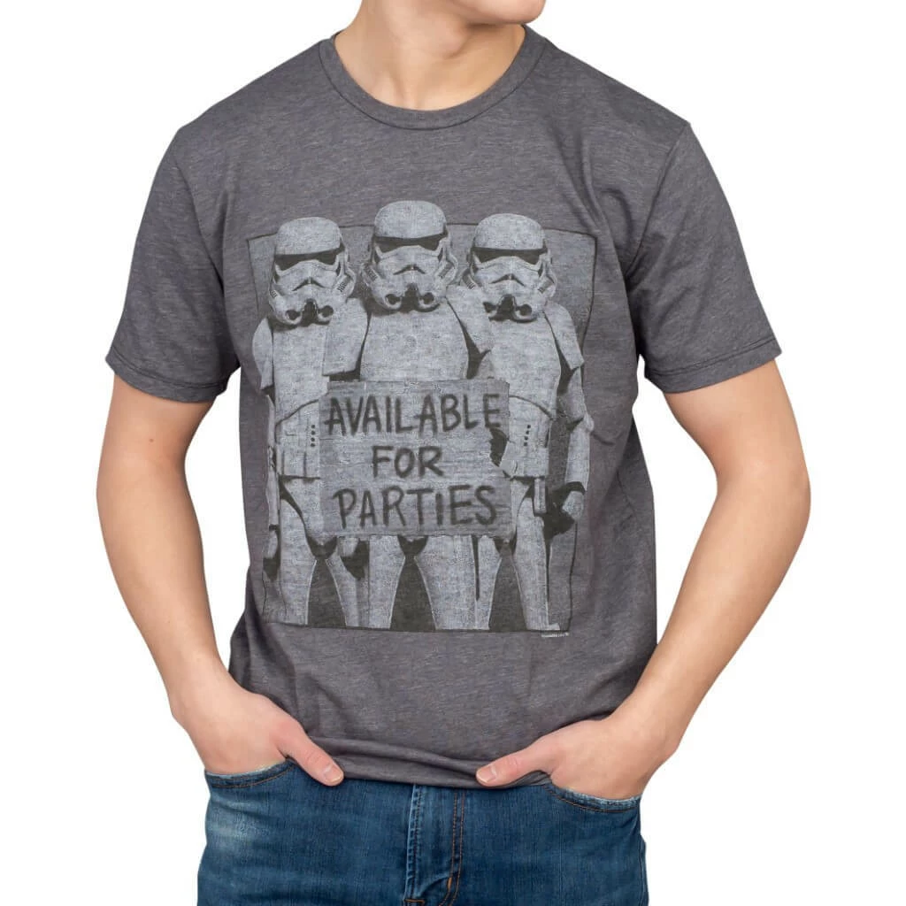 Junk Food Star Wars Stormtroopers Available For Parties Vintage Inspired T-Shirt