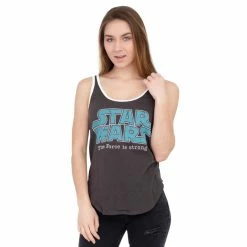 Junk Food Tank Tops Star Wars The Force Is Strong Tank Top