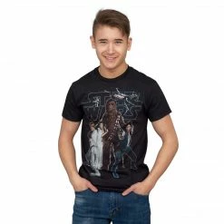 Hybrid Apparel Star Wars Chewie And The Gang T-shirt Shirts / Tops