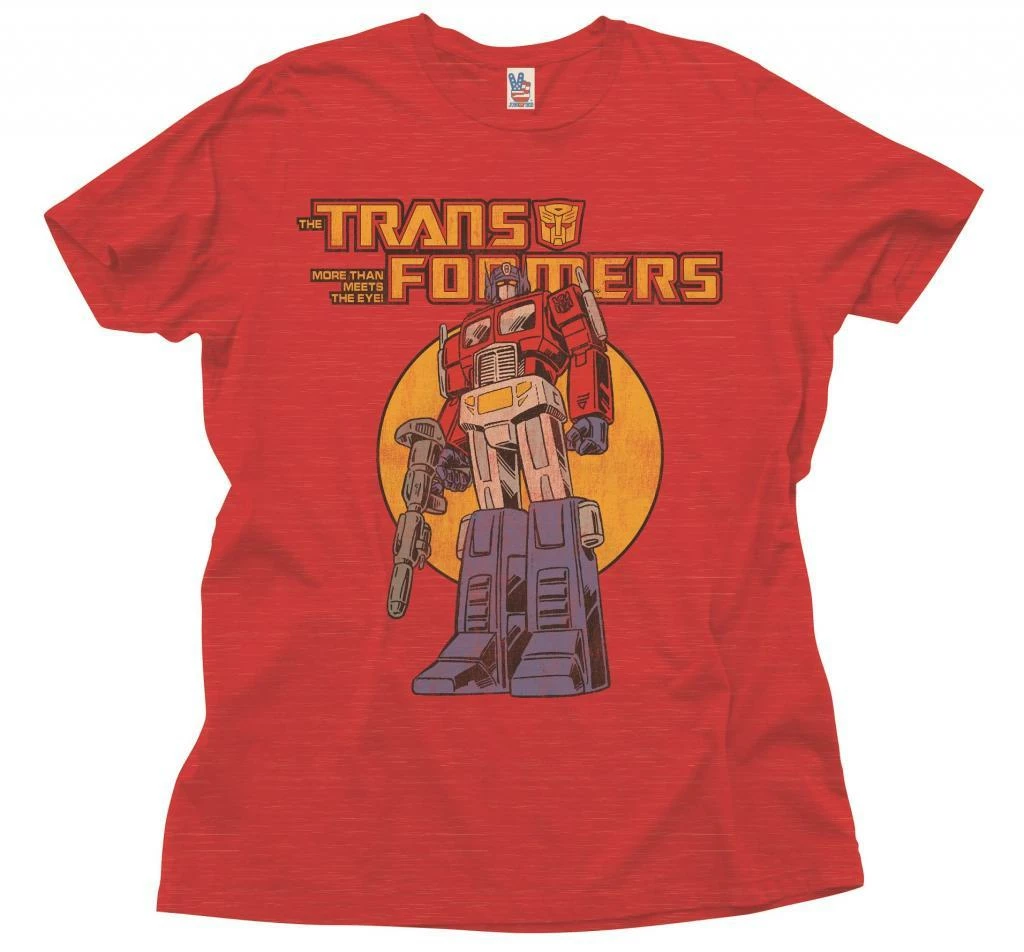 Junk Food Shirts / Tops Transformers Optimus Prime Adult T-Shirt 3 Junk Food Shirts / Tops Transformers Optimus Prime Adult T-Shirt