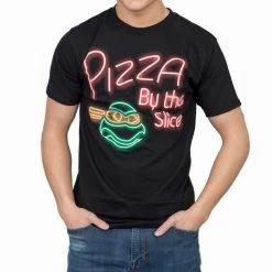 Mighty Fine TMNT Pizza Neon T-Shirt Tee Shirts / Tops