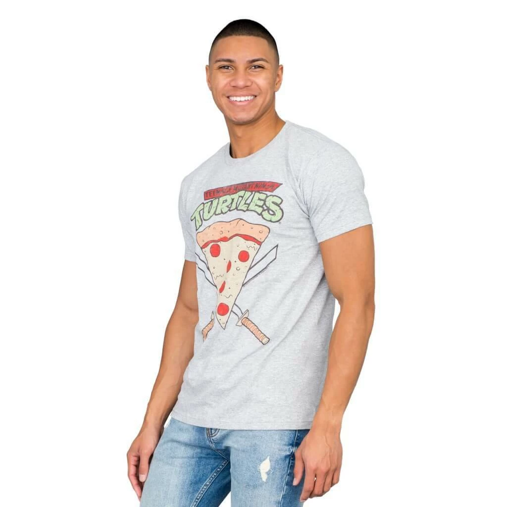 Junk Food Shirts / Tops TMNT Pizza Slice Adult T-Shirt 4 Junk Food Shirts / Tops TMNT Pizza Slice Adult T-Shirt