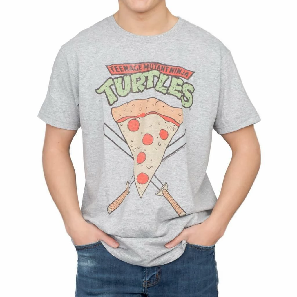 Junk Food Shirts / Tops TMNT Pizza Slice Adult T-Shirt 3 Junk Food Shirts / Tops TMNT Pizza Slice Adult T-Shirt