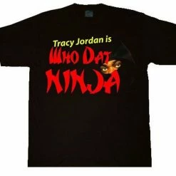 T-Line Shirts / Tops Tracy Jordan Ninja Adult Black T-shirt