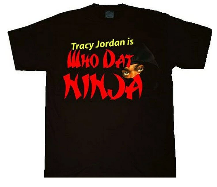 T-Line Shirts / Tops Tracy Jordan Ninja Adult Black T-shirt 3 T-Line Shirts / Tops Tracy Jordan Ninja Adult Black T-shirt