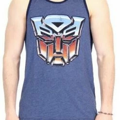 Red Tape Animation Transformers Vintage Distressed Autobots Logo Tank Top