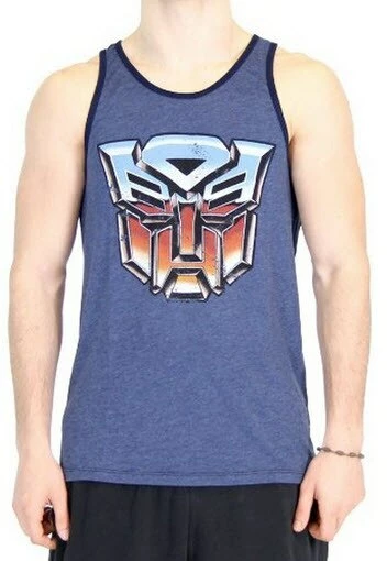 Red Tape Animation Transformers Vintage Distressed Autobots Logo Tank Top 3 Red Tape Animation Transformers Vintage Distressed Autobots Logo Tank Top