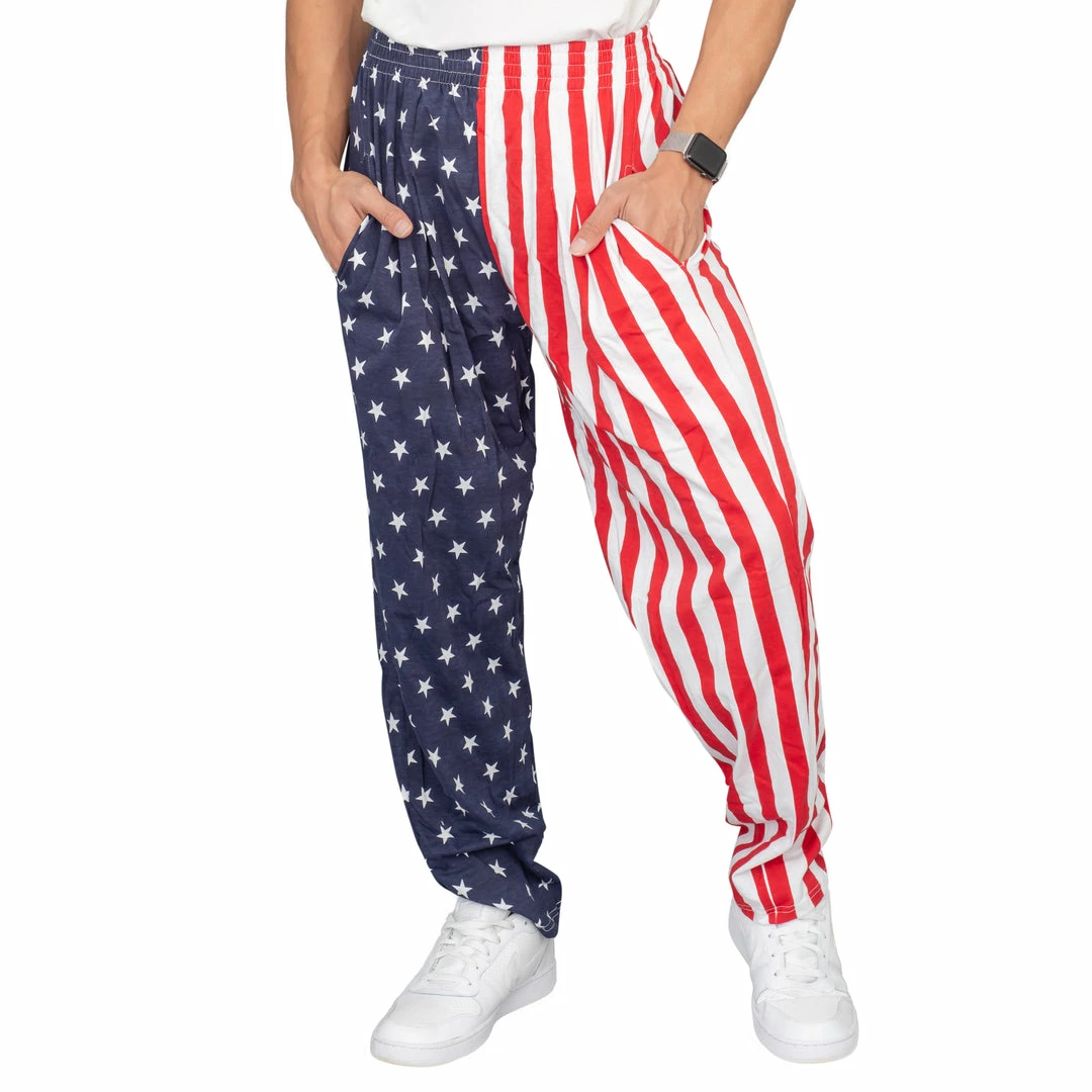 Costume Agent USA American Flag Lounge Pants Pajamas Pajamas / Underwear 5 Costume Agent USA American Flag Lounge Pants Pajamas Pajamas / Underwear