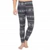 True Rock Ugly SNOWFLAKES Pattern BLACK Christmas Leggings