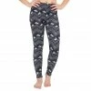 True Rock Ugly REINDEER Pattern BLACK Christmas Leggings