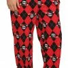 Undergirl Harley Quinn Argyle All Over Print Lounge Pants