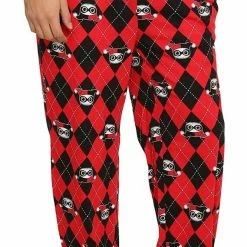 Undergirl Harley Quinn Argyle All Over Print Lounge Pants