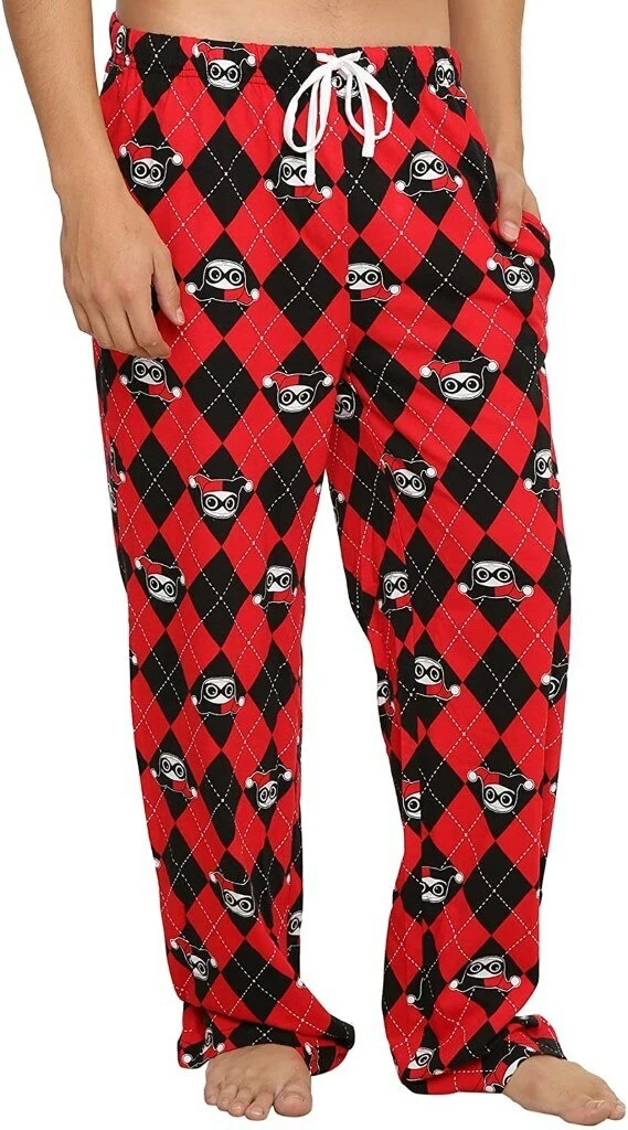 Undergirl Harley Quinn Argyle All Over Print Lounge Pants 3 Undergirl Harley Quinn Argyle All Over Print Lounge Pants