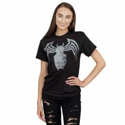 Mad Engine Shirts / Tops Venom Spider Legs Faded Black T-shirt