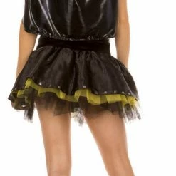 Underboss MOVIES Batman Sexy Studded Corset And Skirt Costume Set