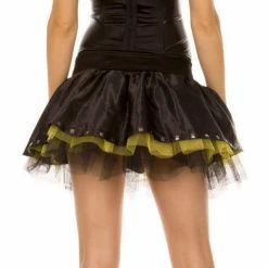 Underboss MOVIES Batman Sexy Studded Corset And Skirt Costume Set