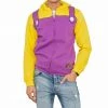 Fifth Sun GAMES Wario Adult Costume Zip Up Hoodie Sweatshirt 2 Fifth Sun GAMES Wario Adult Costume Zip Up Hoodie Sweatshirt