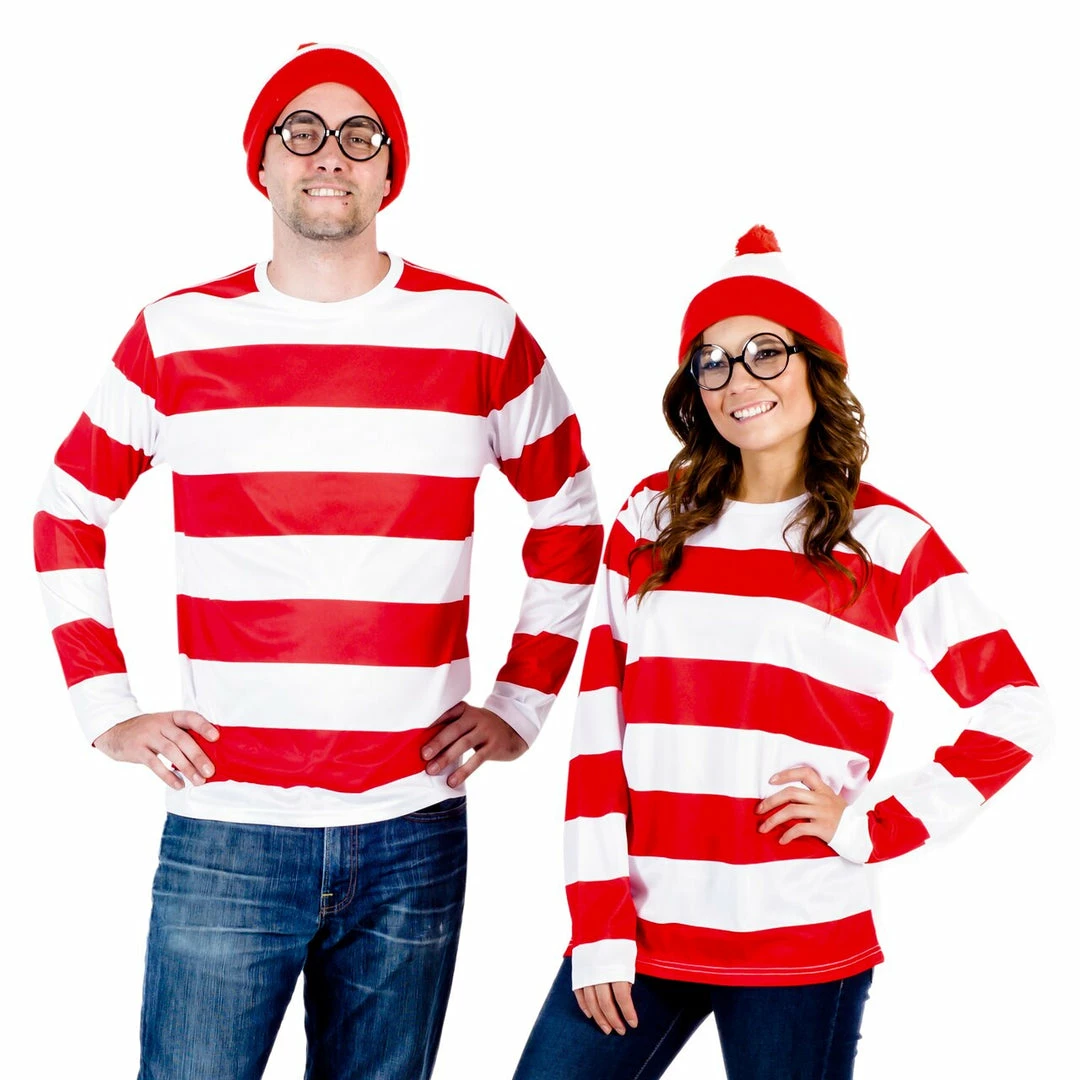 Mad Engine Where's Waldo DELUXE Adult Costume Set 7 Mad Engine Where's Waldo DELUXE Adult Costume Set