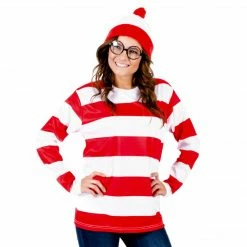 Mad Engine Where's Waldo DELUXE Adult Costume Set 9 Mad Engine Where's Waldo DELUXE Adult Costume Set