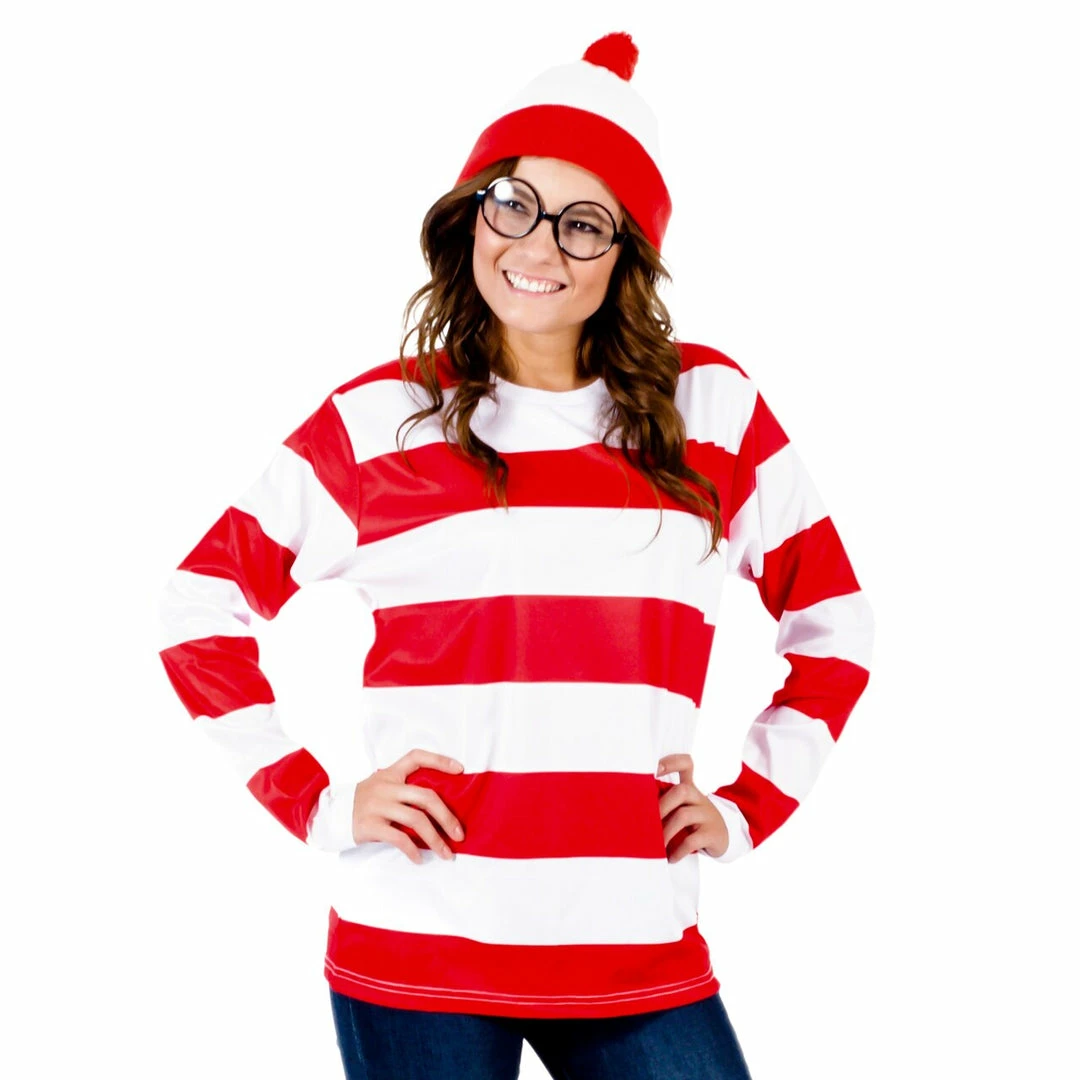 Mad Engine Where's Waldo DELUXE Adult Costume Set 5 Mad Engine Where's Waldo DELUXE Adult Costume Set