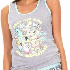 Vendor-unknown Underwear Womens 90s Nickelodeon Tank And Panty Set