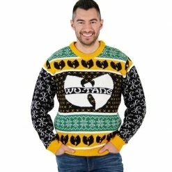 Costume Agent Sweaters & Sweatshirts Wu-Tang Clan Logo Ugly Christmas Sweater