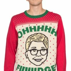 Ripple Junction A Christmas Story Ohhhh Fuuudge! Ralphie Ugly Christmas Sweater Sweaters & Sweatshirts