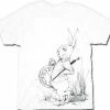Life Clothing White Rabbit Clock Men's T-Shirt Shirts / Tops 1 Life Clothing White Rabbit Clock Men's T-Shirt Shirts / Tops