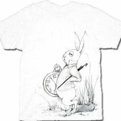 Life Clothing White Rabbit Clock Men's T-Shirt Shirts / Tops