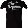 American Classics Back To The Future Open Delorean Car T-shirt Men's Shirts