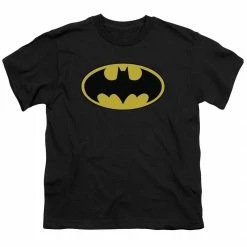 Trevco Youth Shirts Batman Yellow Logo Youth T-shirt