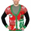 Junk Food Boba Fett Ugly Christmas Cardigan Sweater 1 Junk Food Boba Fett Ugly Christmas Cardigan Sweater
